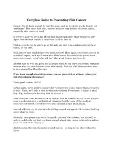 66e7e65c42124 how to prevent skin cancer Kitap Kapağı
