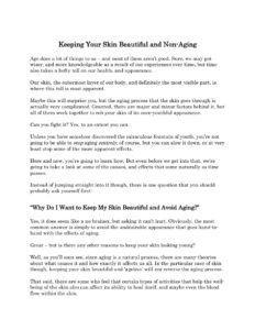 66e7fa9be904c how to have beautiful and non aging skin Kitap Kapağı