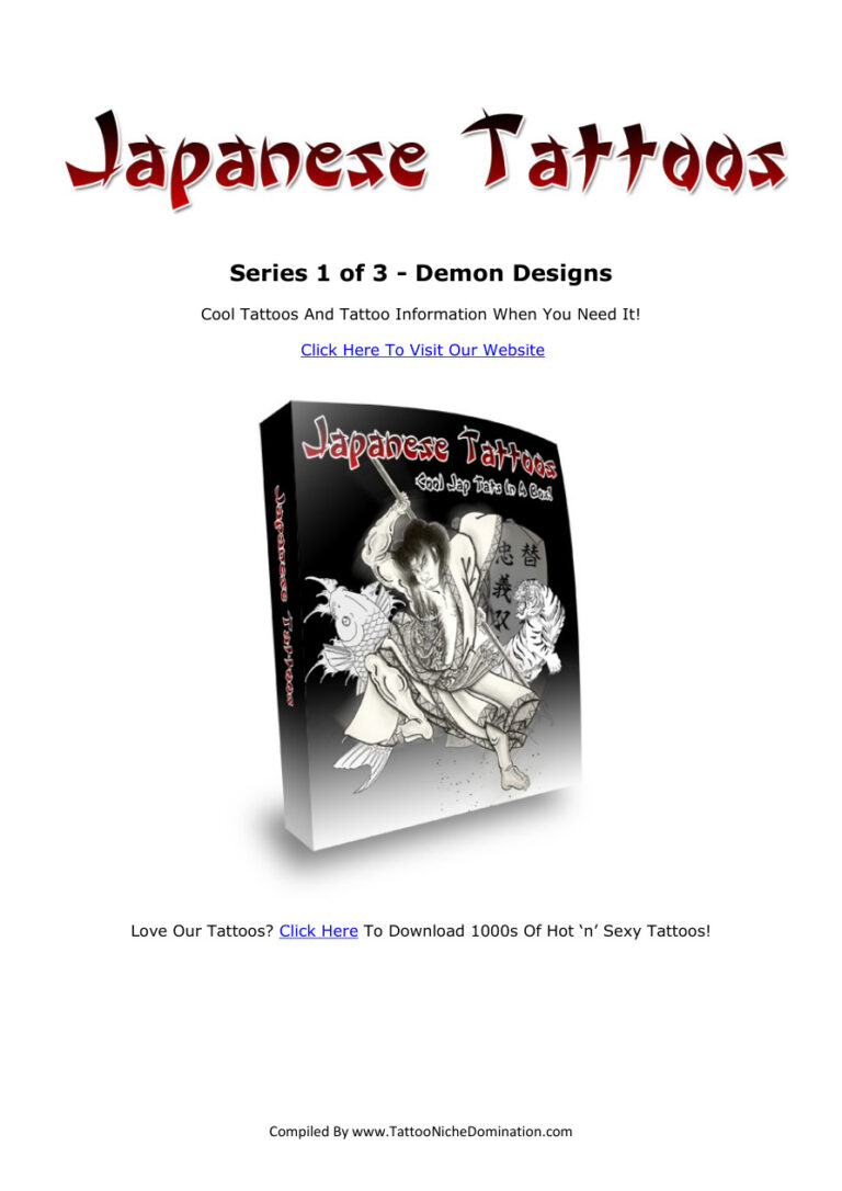 Japanese Tattoos PDF Download – Unknown Author