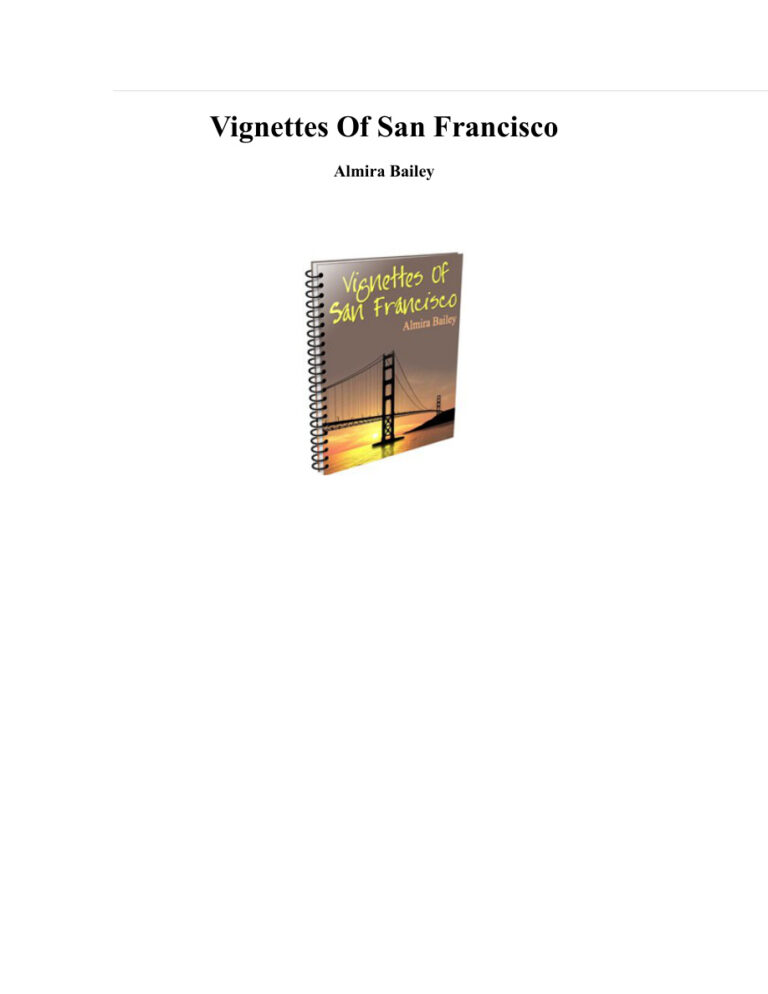 Vignettes of San Francisco PDF Download – Samuel Williams