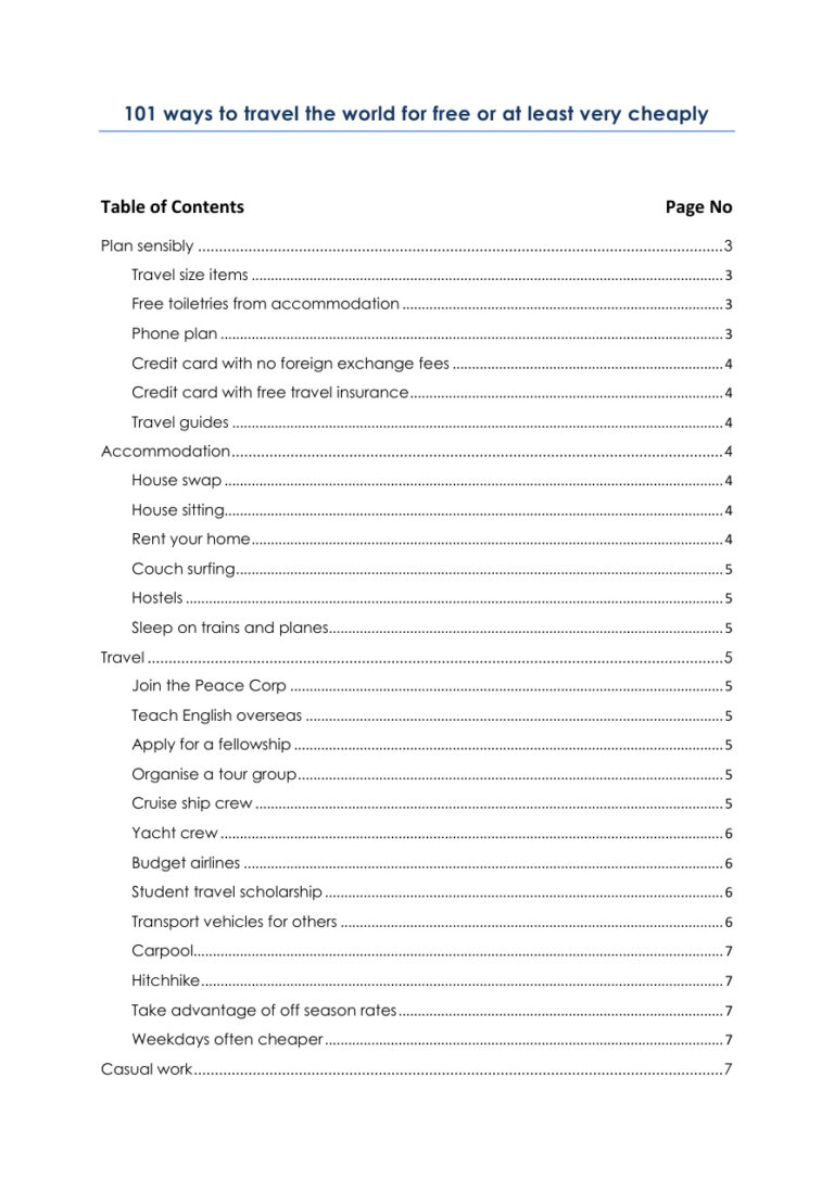 How to Travel at Low Cost PDF Download – Unknown Author