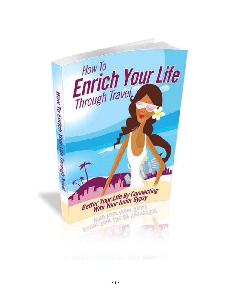 How to Enrich Your Life Through Travel PDF Download – Unknown Author