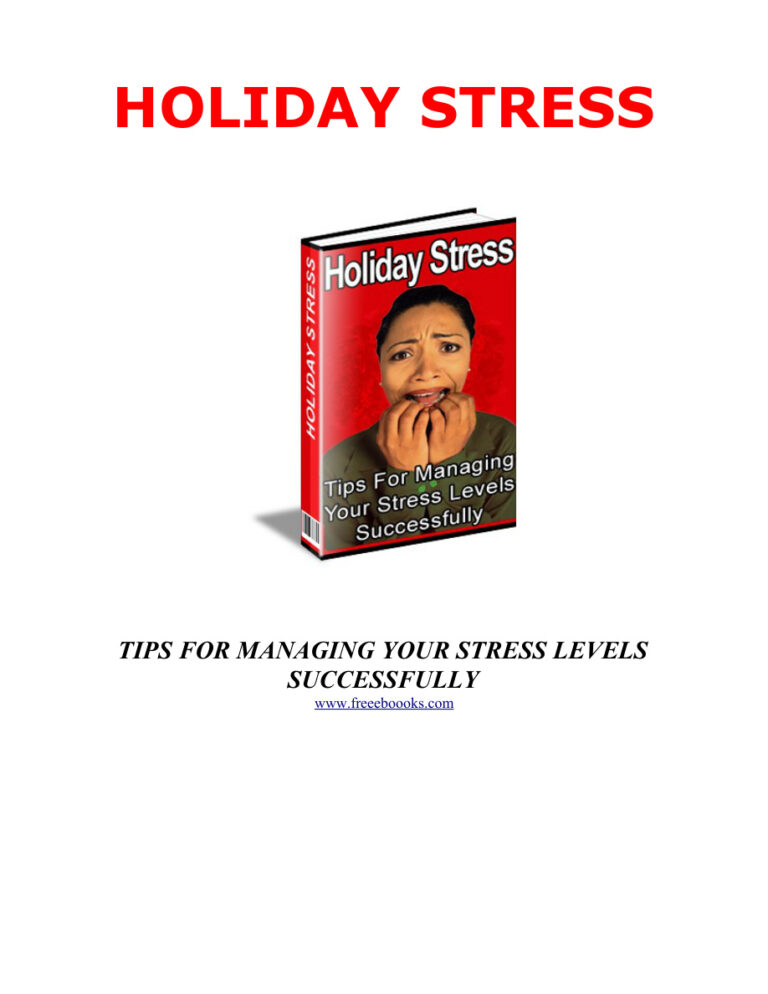 Holiday Stress PDF Download – Unknown Author