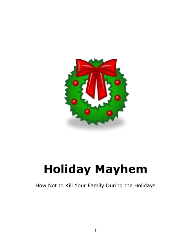 Holiday Mayhem PDF Download – Unknown Author