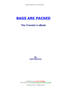 66e93d57722e8 bags are packed Kitap Kapağı