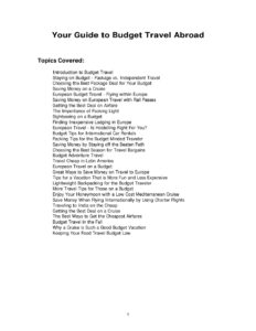 66e93eff89d11 a guide to budget travel Kitap Kapağı