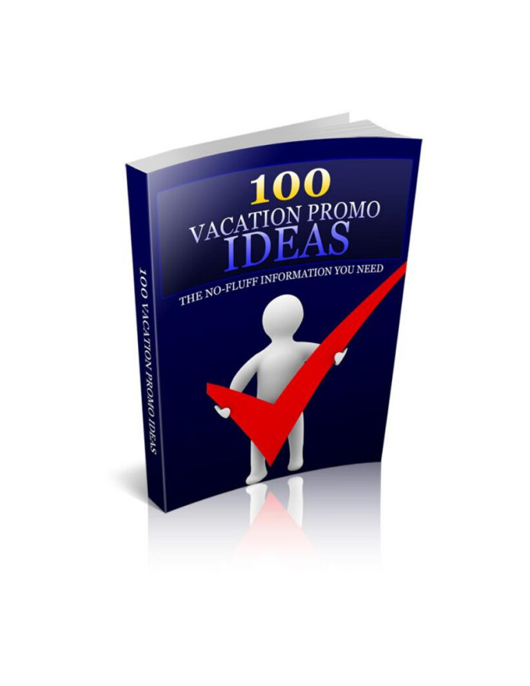 100 Vacation Promo Ideas PDF Download – Unknown Author
