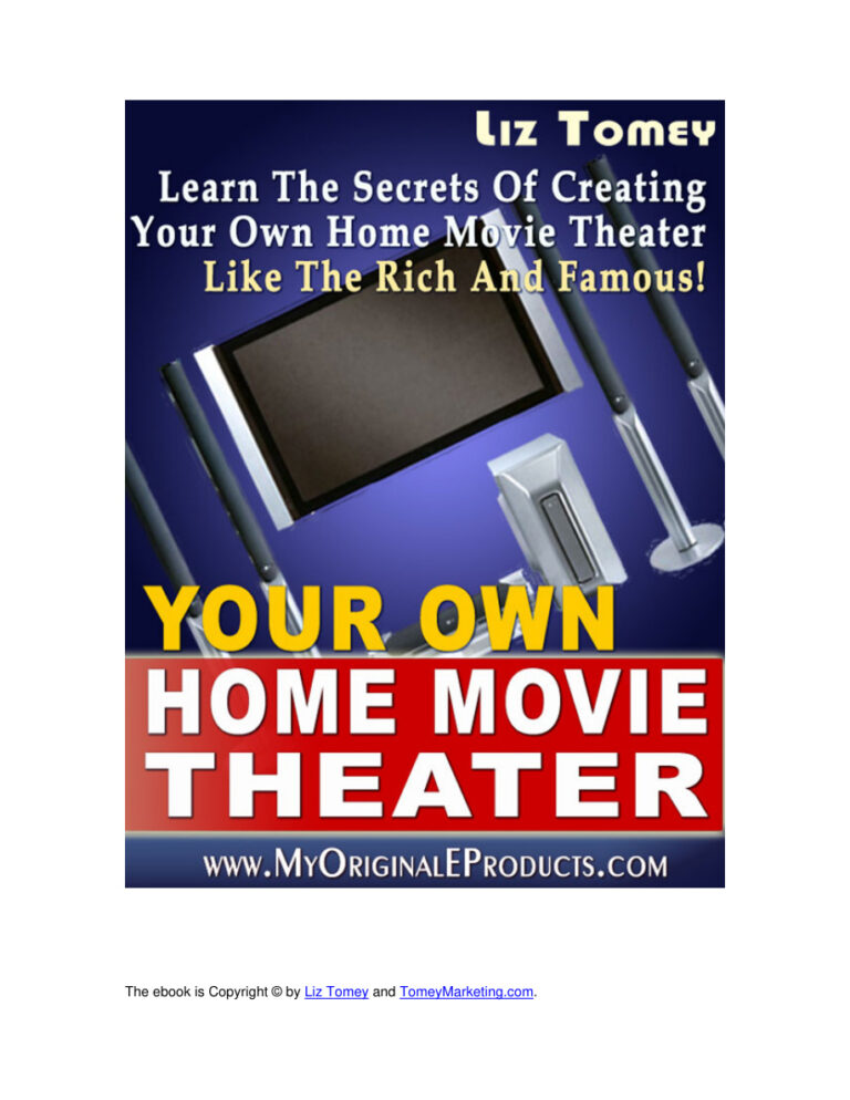 Your Own Home Movie Theater PDF Download – Unknown Author
