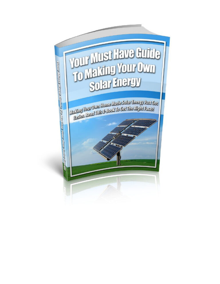 Your Must-Have Guide to Making Your Own Solar Energy PDF Download – Unknown Author