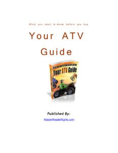 66e94e9e2ac25 your atv guide Kitap Kapağı