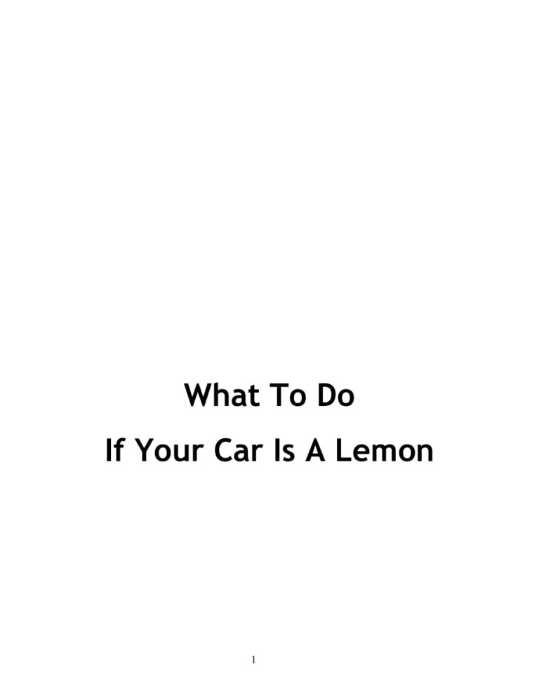 66e94ff4792a1 what to do if your car is a lemon Kitap Kapağı
