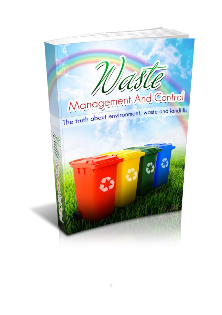 Waste Management and Control PDF Download – Unknown Author