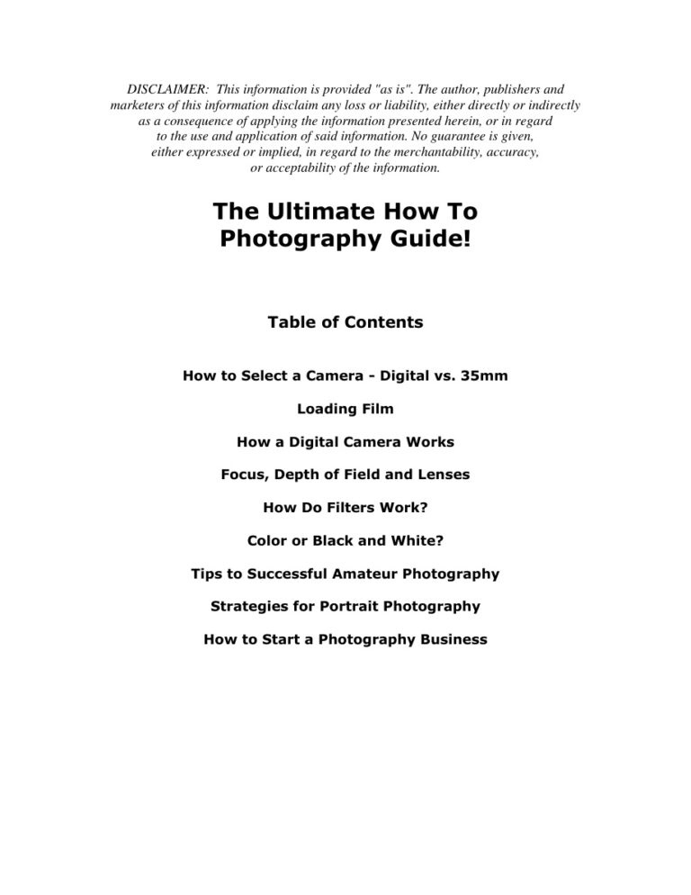 66e956ddf161a the ultimate how to photography guide Kitap Kapağı