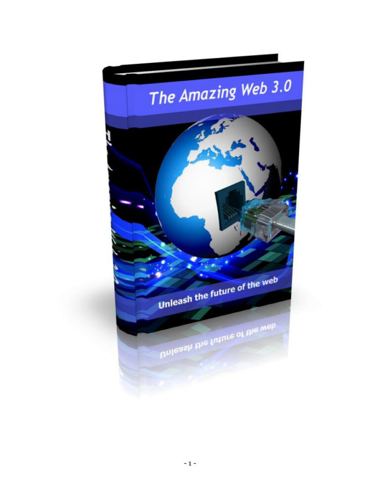 The Amazing Web 3.0 PDF Download – Unknown Author