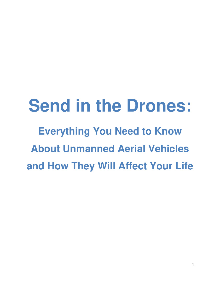 Send in the Drones PDF Download
