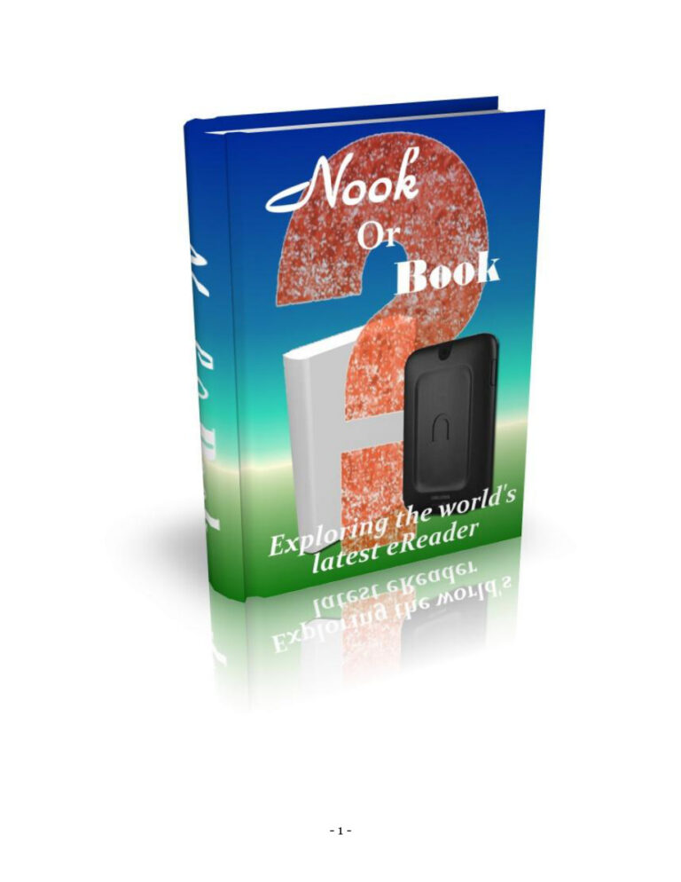 Nook or Book PDF Download – Unknown Author