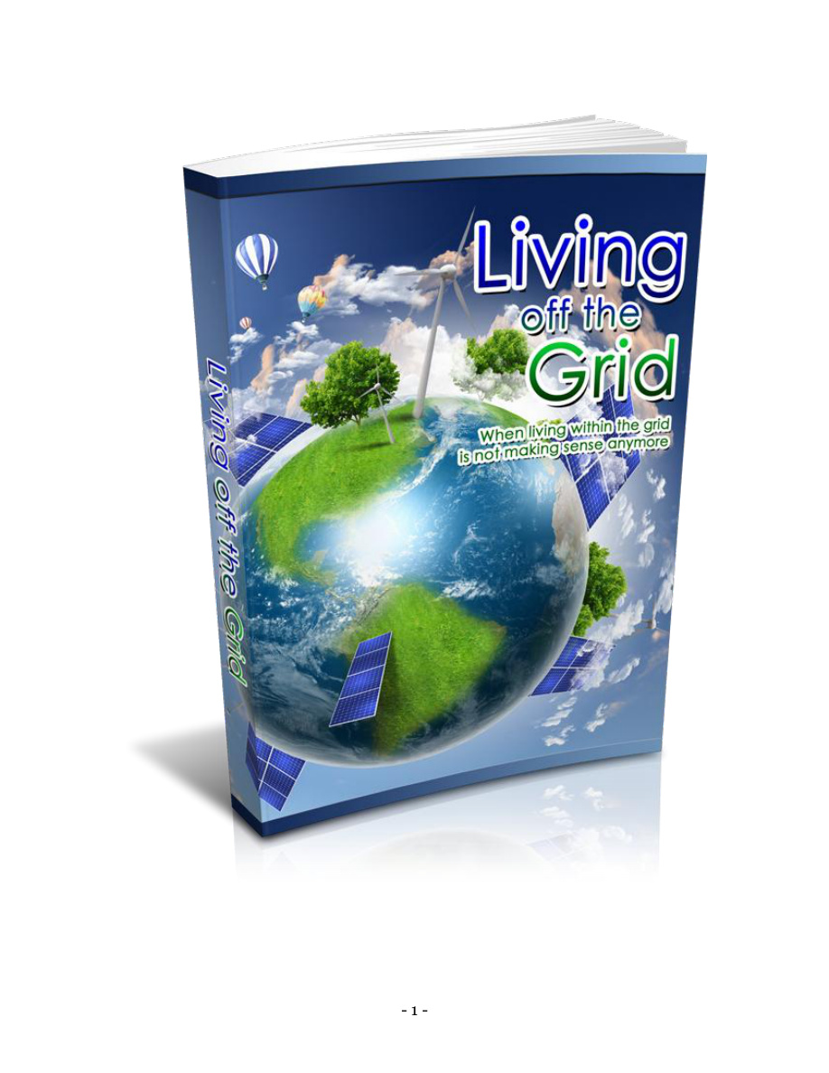 Living Off the Grid PDF Download