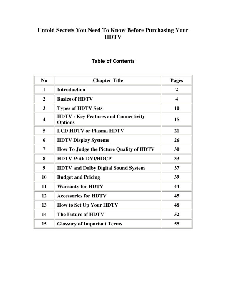 HDTV Uncovered PDF Download – Unknown Author