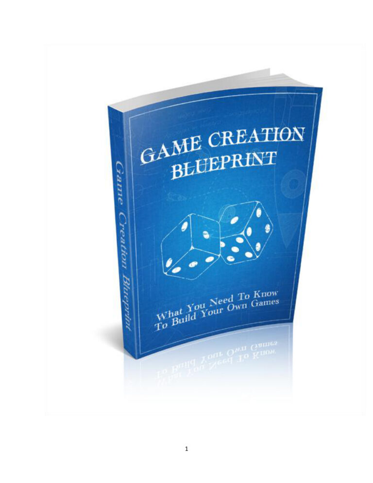 Game Creation Blueprint PDF Download – Unknown Author