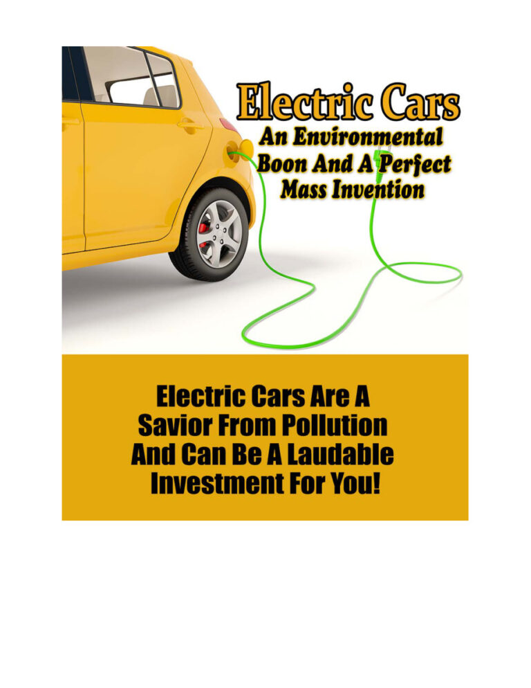 Electric Car Craze PDF Download – Unknown Author