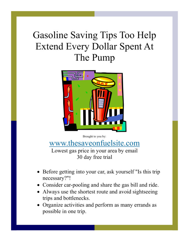 40 Gas Saving Tips PDF Download – Unknown Author