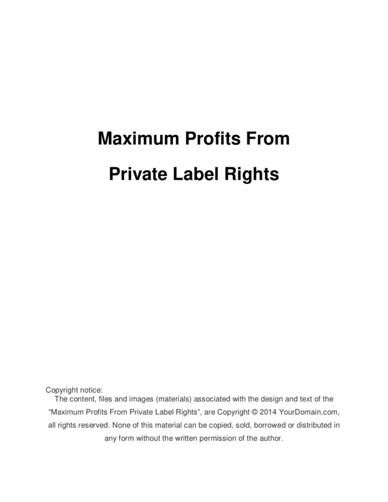 7 Simple Steps to PLR Profits PDF Download – Unknown Author