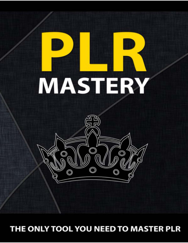PLR Mastery PDF Download – Unknown Author