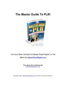 680ae53c827ed the master guide to plr the simple step by step guide plr dominance Kitap Kapağı