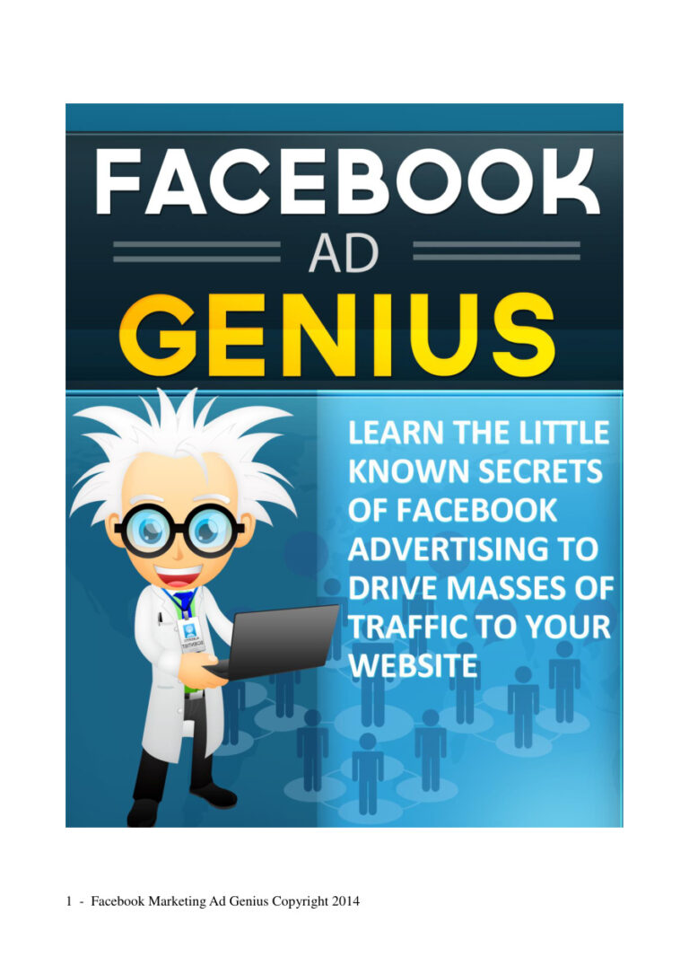 Facebook Ad Genius PDF Download – Unknown Author