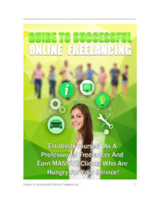 680dc918e2563 guide to successful online freelancing establish yourself as a professional freelancer and earn massive lines of clients hungry for your service Kitap Kapağı