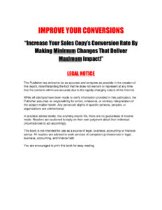 680e10b848c34 improve your conversions increase your sales copy s conversion rate by making minimum changes that deliver maximum impact Kitap Kapağı