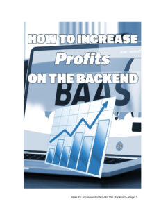 680e1307d1845 how to increase profits on the backend Kitap Kapağı
