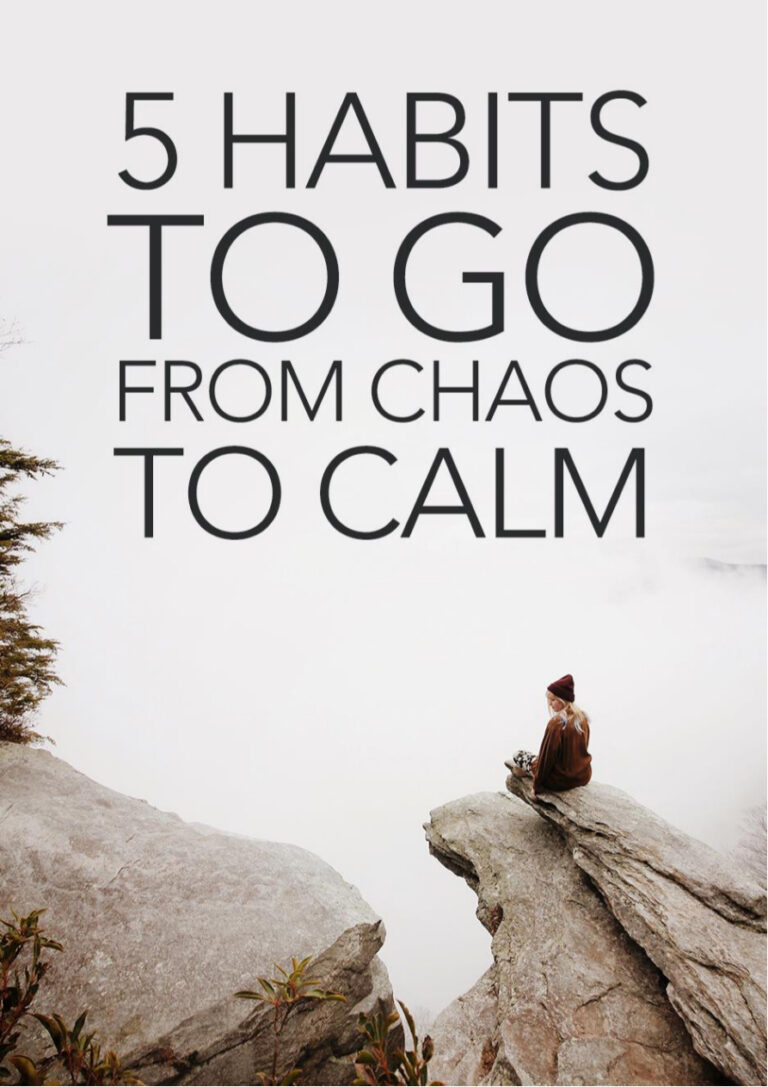 5 Habits to Go from Chaos to Calm PDF Download – Unknown Author