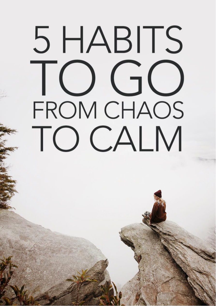 5 Habits to Go from Chaos to Calm PDF Download