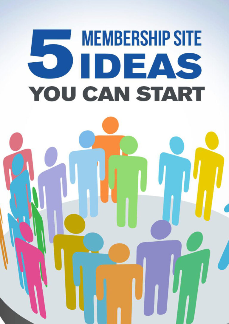 5 Membership Site Ideas You Can Start PDF Download – Unknown Author