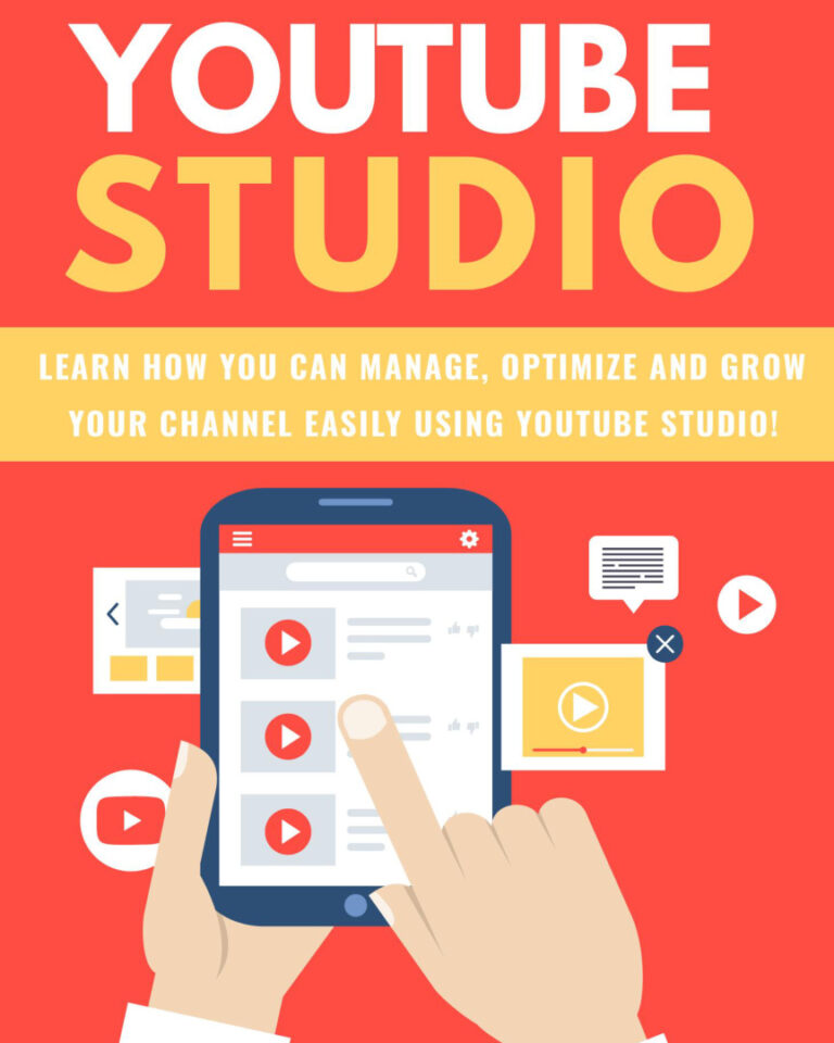 Manage Optimize and Grow Your YouTube Channel Easily Using YouTube Studio PDF Download – Unknown Author