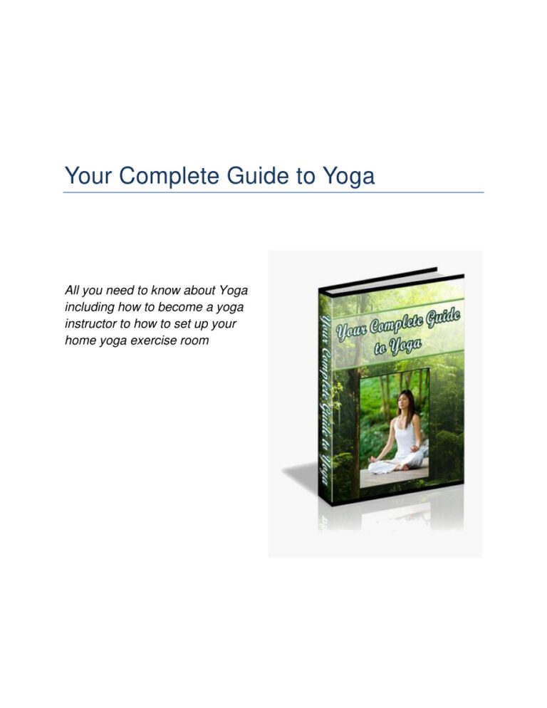 Your Complete Guide to Yoga PDF Download – Unknown Author