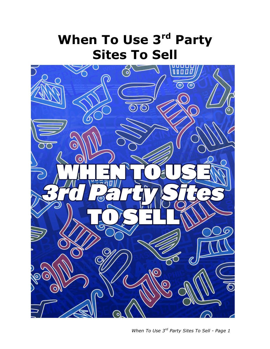 When to Use 3rd Party Sites to Sell PDF Download