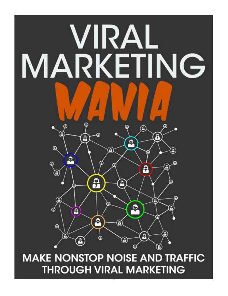Viral Marketing Mania PDF Download – Unknown Author