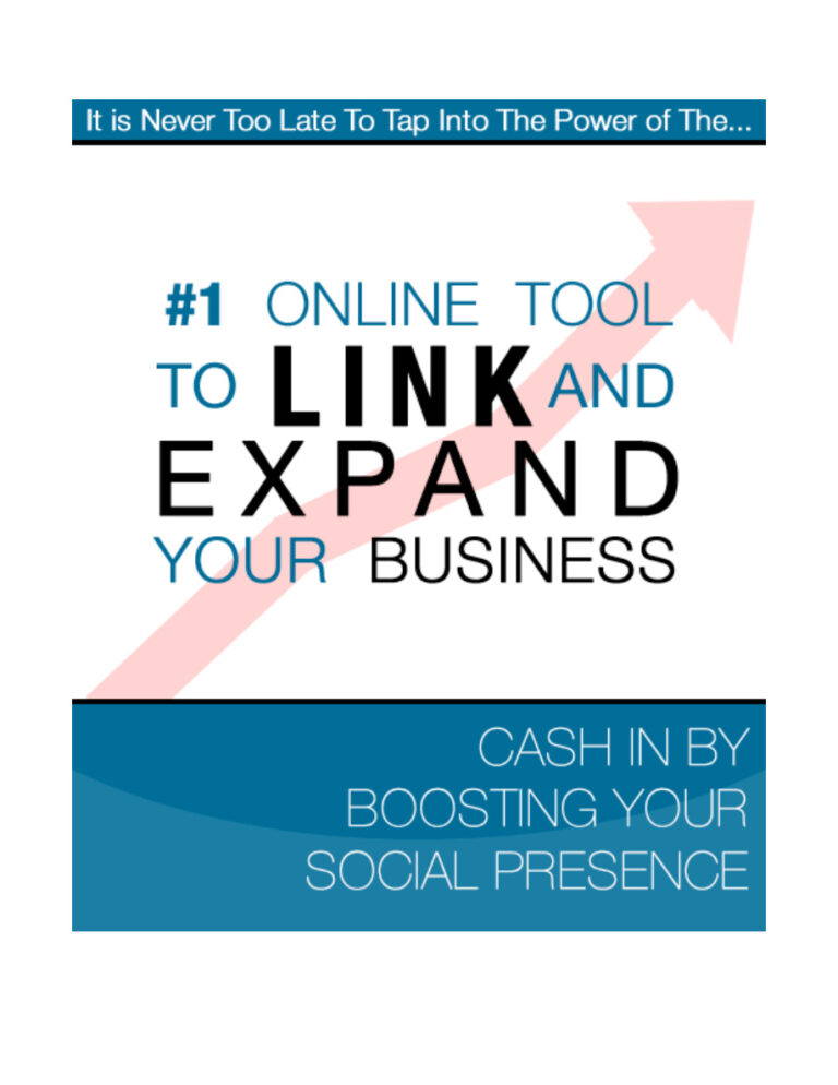 1 Online Tool to Link and Expand Your Business PDF Download – Unknown Author