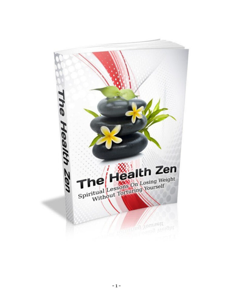 The Health Zen: Spiritual Lessons on Losing Weight Without Torturing Yourself PDF Download – Unknown Author