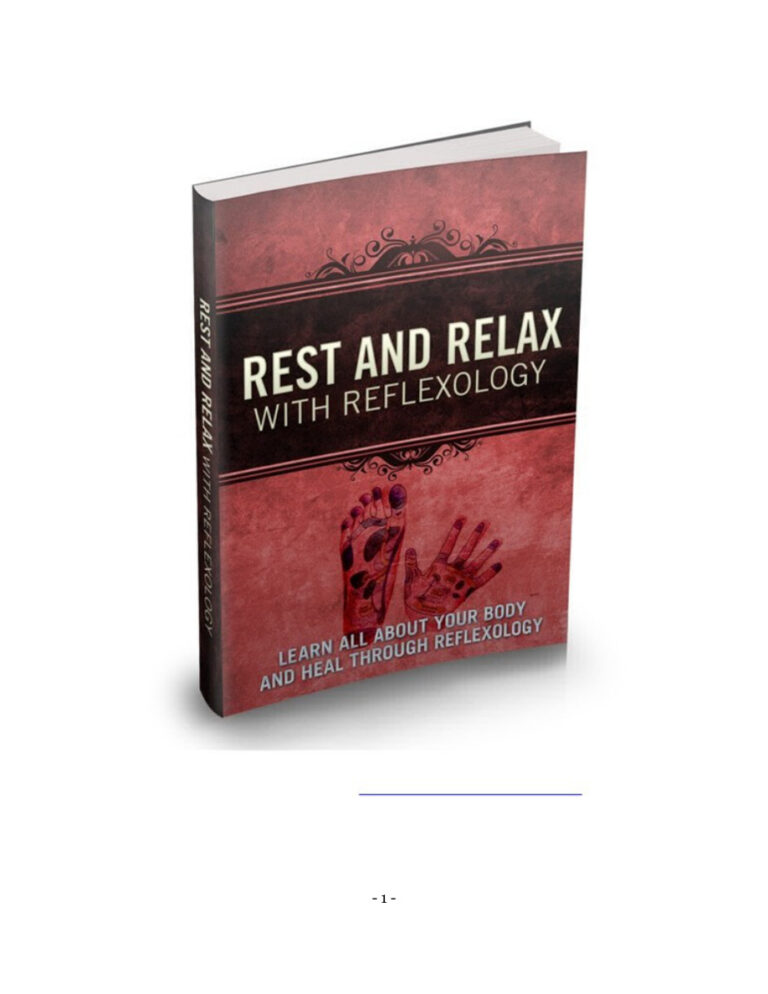 Rest and Relax with Reflexology PDF Download – Unknown Author