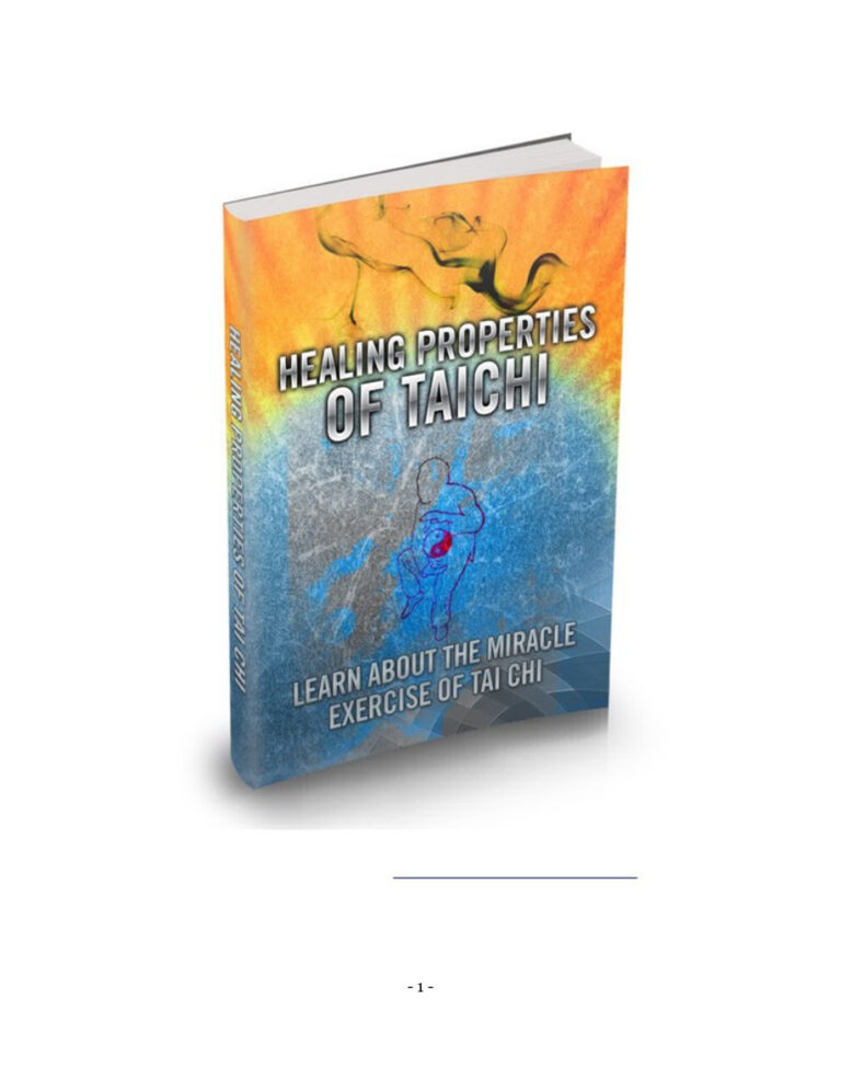 Healing Properties of Tai Chi PDF Download – Unknown Author