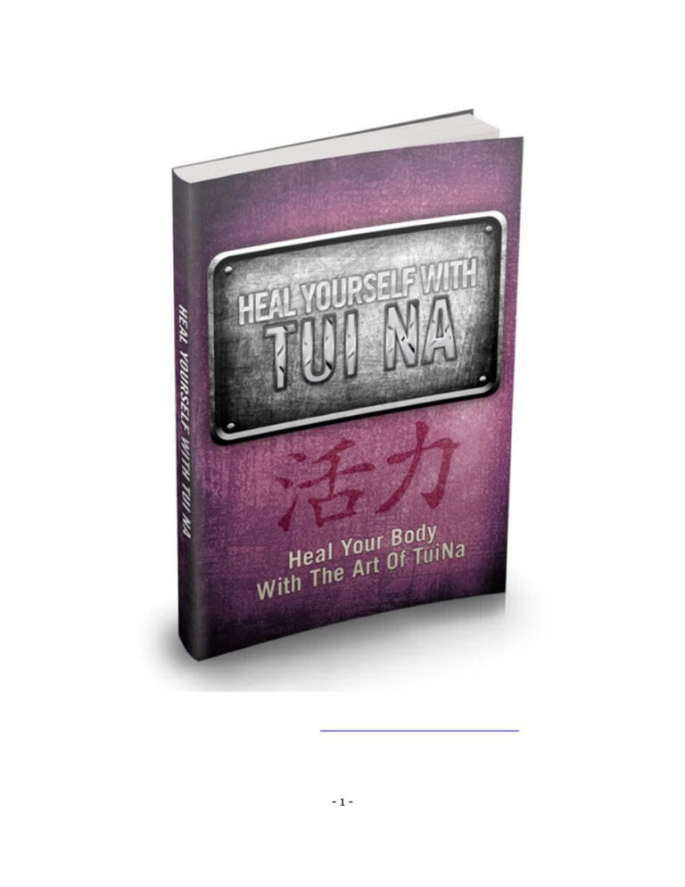 Heal Yourself with Tui Na PDF Download – Unknown Author