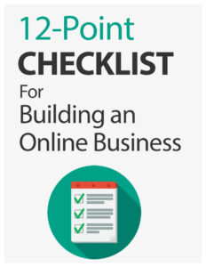 68134b2870a91 12 point checklist for building an online business Kitap Kapağı