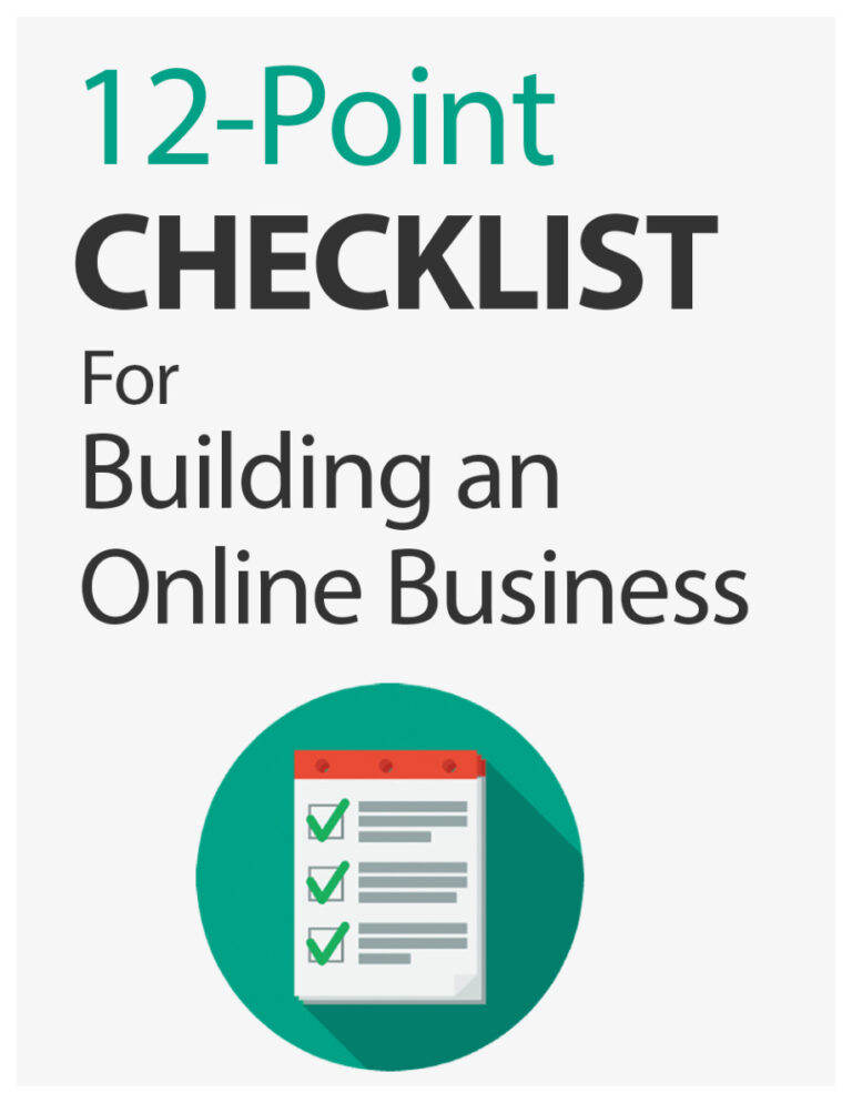 12-Point Checklist for Building an Online Business PDF Download – Unknown Author