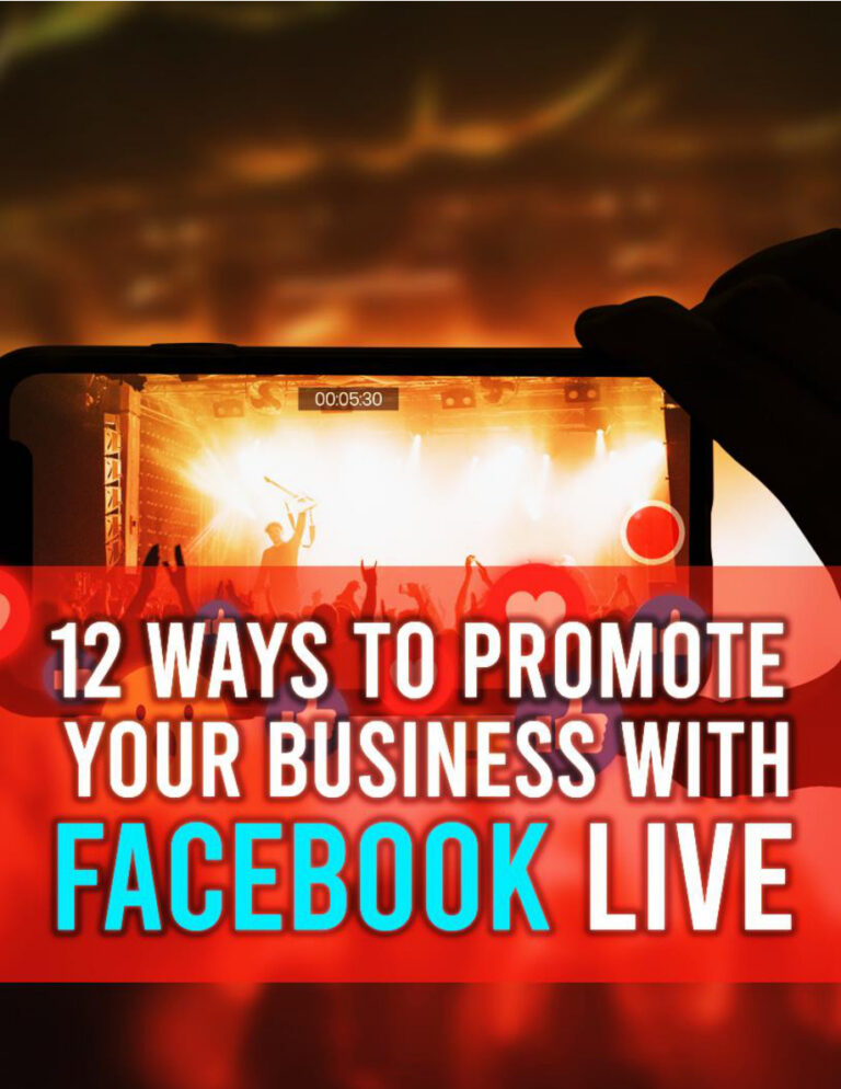 12 Ways to Promote Your Business with Facebook Live PDF Download – Unknown Author