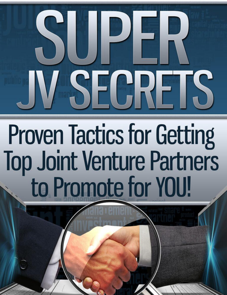 Super JV Secrets PDF Download – Unknown Author