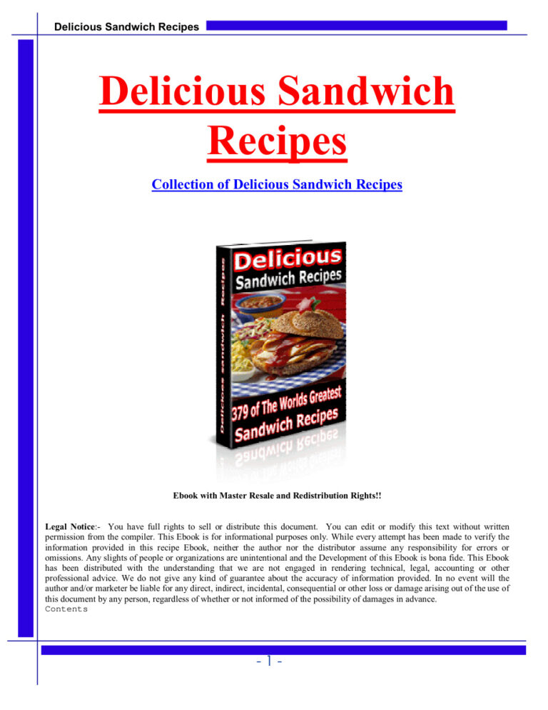6815070cf14f8 379 delicious sandwich recipes collection of delicious sandwich recipes Kitap Kapağı