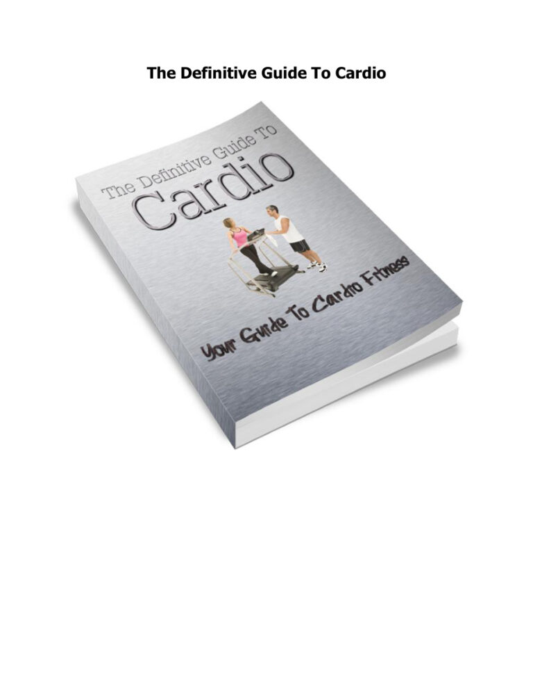 The Definitive Guide to Cardio PDF Download – Unknown Author